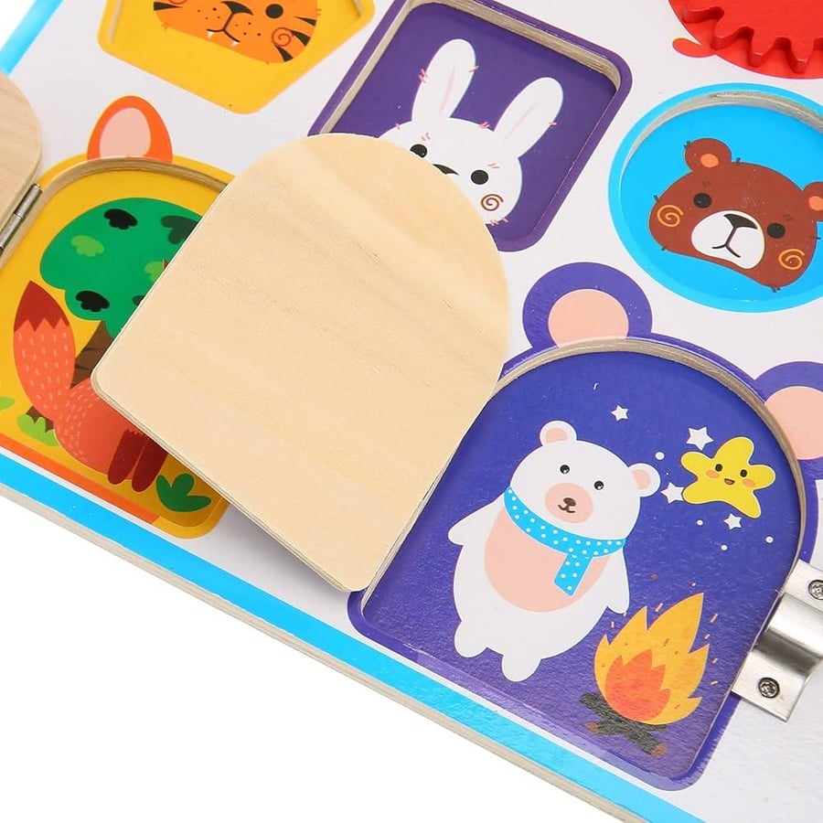 لوح منتسوري متعدد الافكار busy board