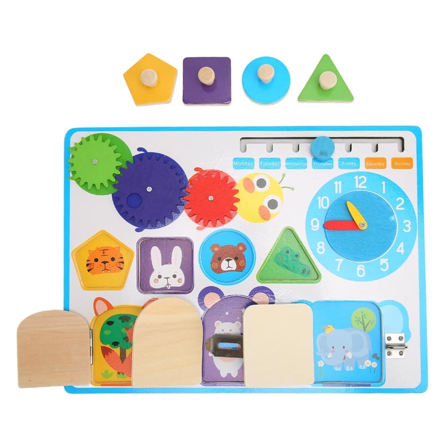 لوح منتسوري متعدد الافكار busy board