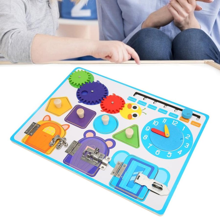 لوح منتسوري متعدد الافكار busy board