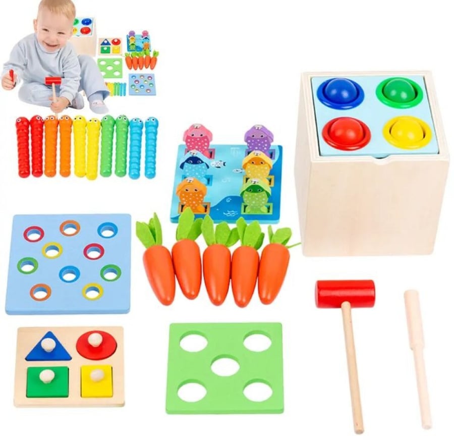 Montessori game 5 in 1