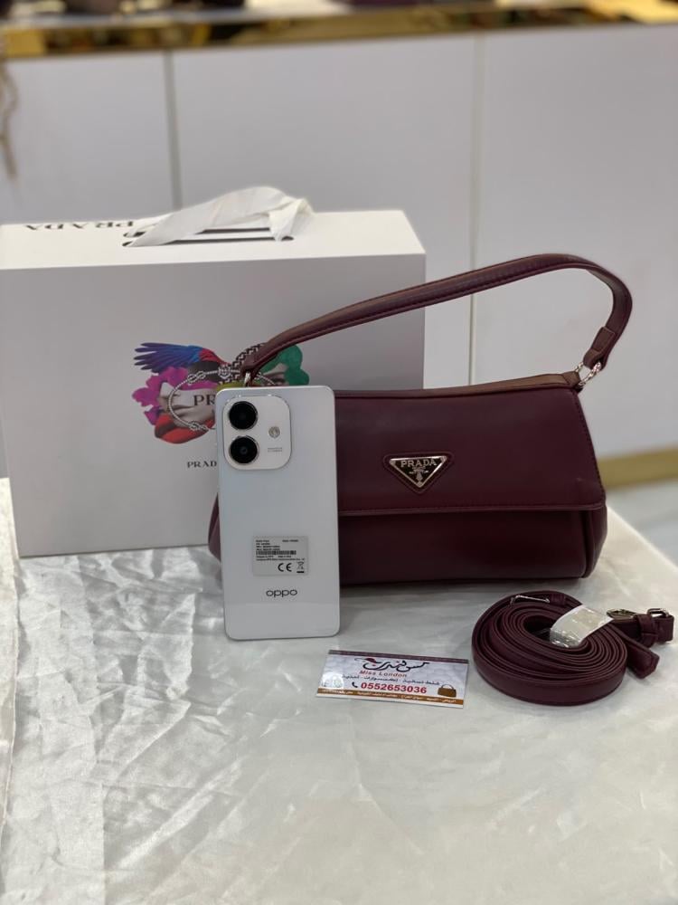 شنطة وسط عنابي 47123