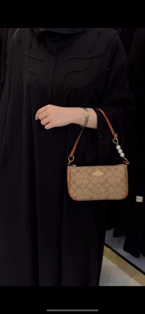 عباية قماش كويتي موديل 6945