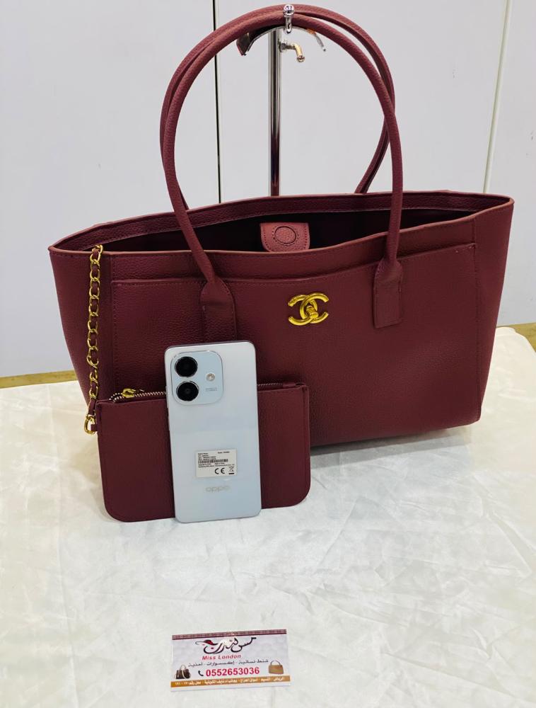 شنطة وسط عنابي 14021