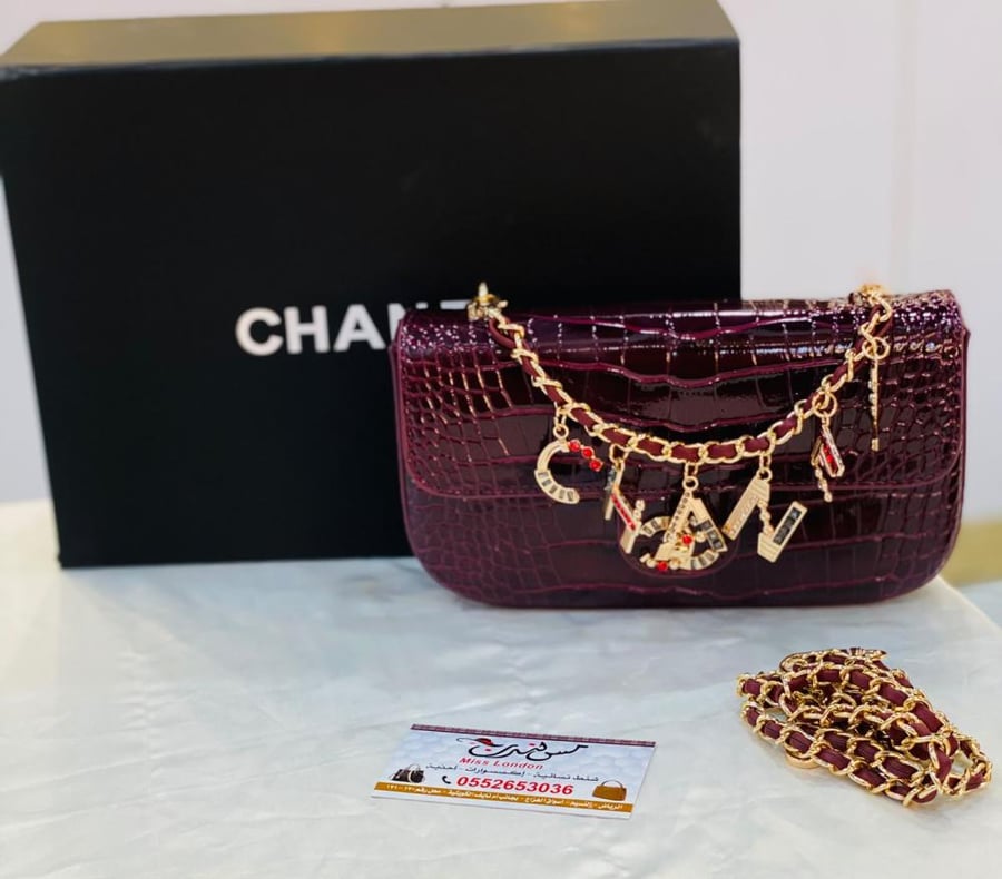 شنطة وسط ماستر عنابي 13970