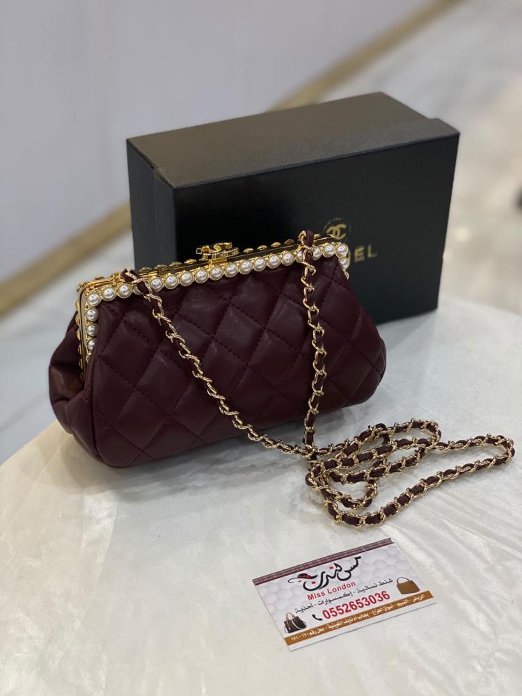 شنطة صغيرة عنابي 14026