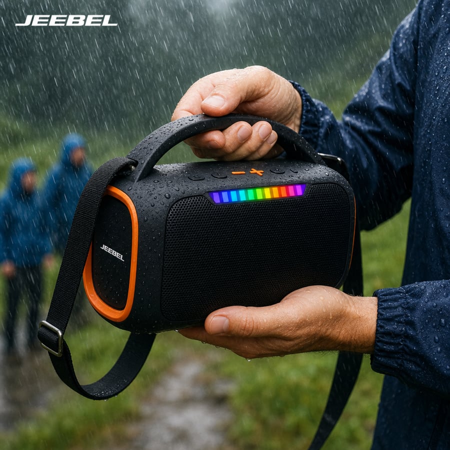 جيبل مكبر صوت بلوتوث 30 واط RGB محمول مقاوم للماء - صوت ستيريو قوي و إضاءة جذابة