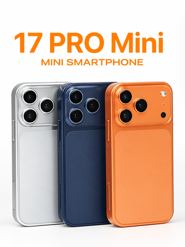 هاتف 17 Pro Mini الذكي بشاشة 4 إنش