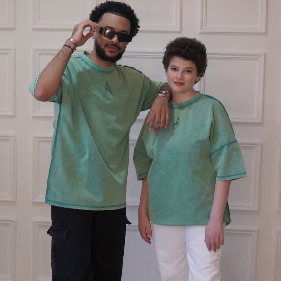 Washed Green Tshirt