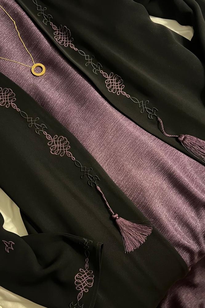 purple Abaya