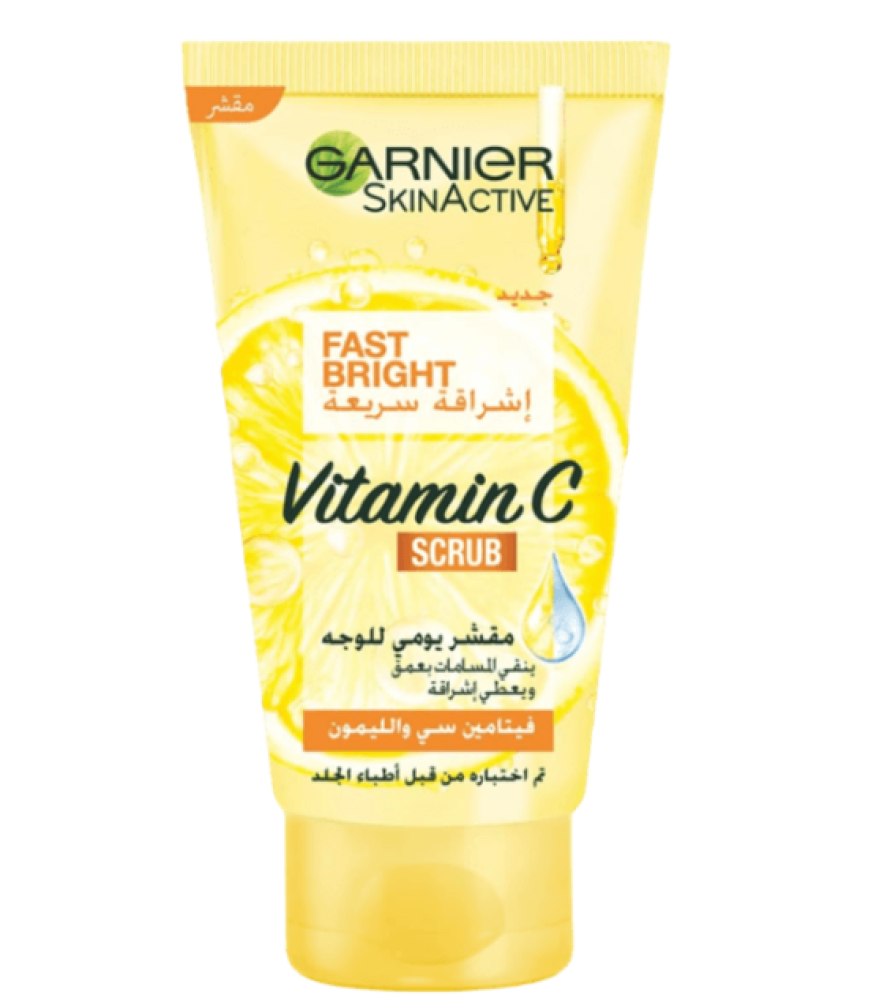 Garnier daily face scrub with vitamin C for oily skin