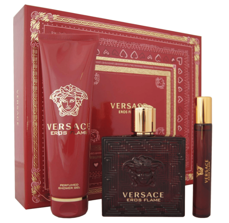 مجموعة هدايا عطر ايروس فليم فيرزاتشي + شاورجل
