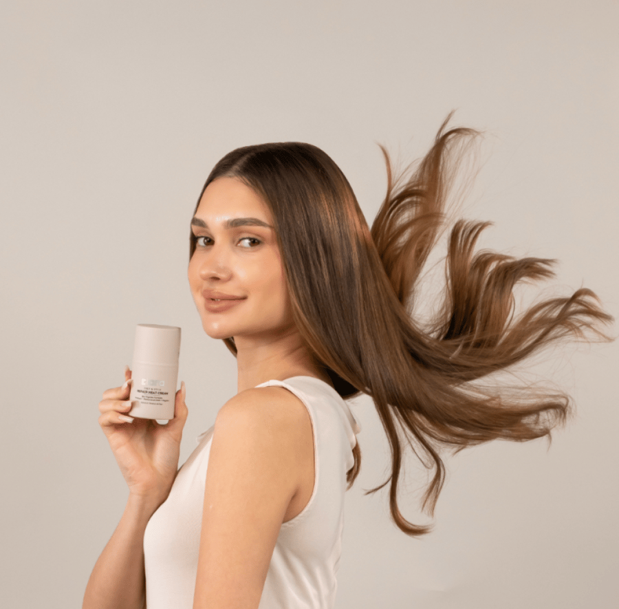 Clara cream for hair protection and repair with biopeptide