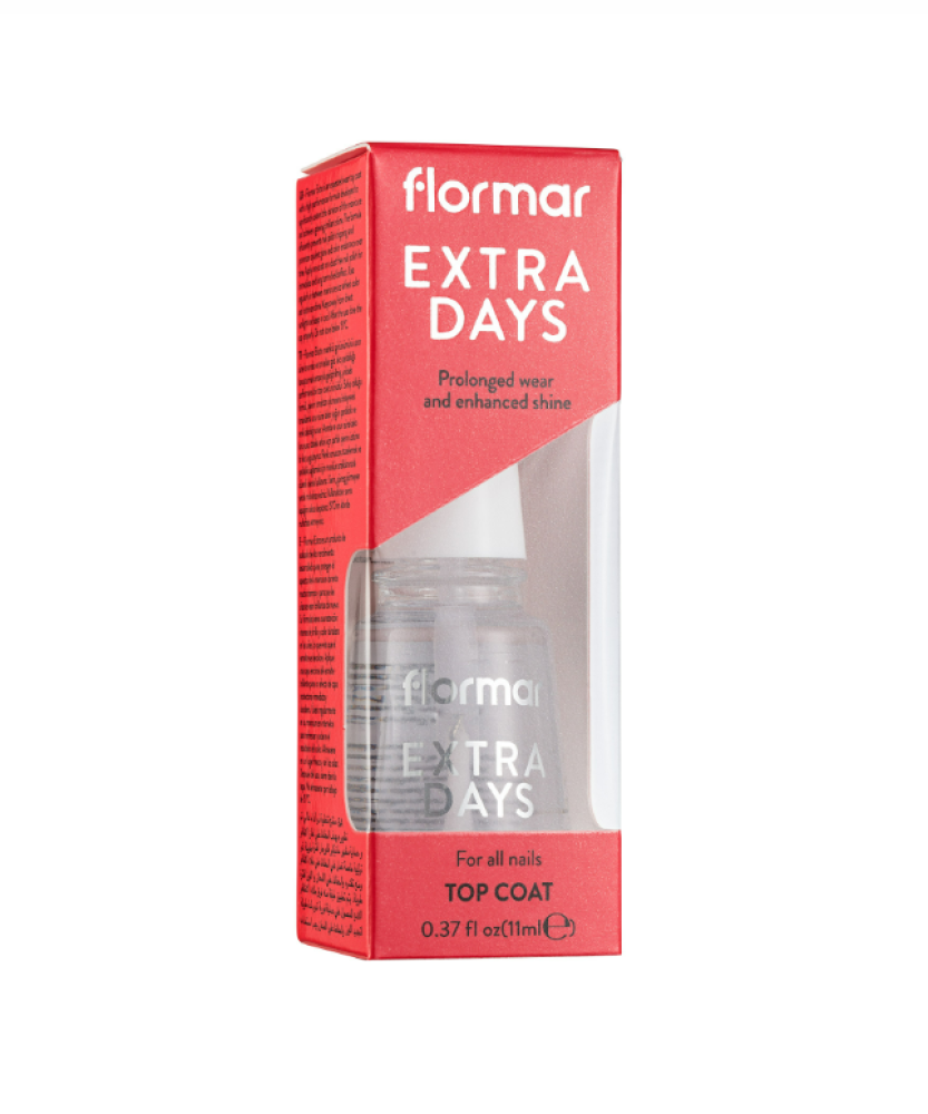 طلاء فلورمار اكسترا ديز حماية طلاء الأظافر لمعان Extra Days