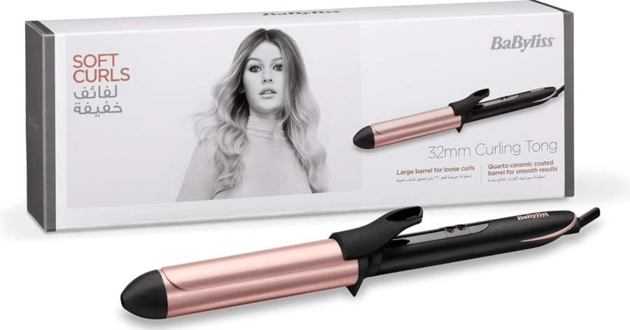 Babyless hair curling iron temperature up to 210 degrees 6 settings