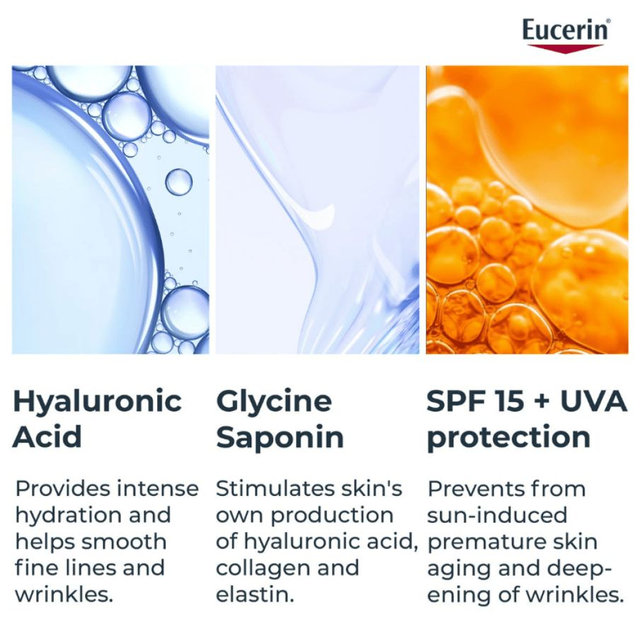 يوسيرين كريم هيالورونيك كريم نهاري ضد التجاعيد DAY SPF15