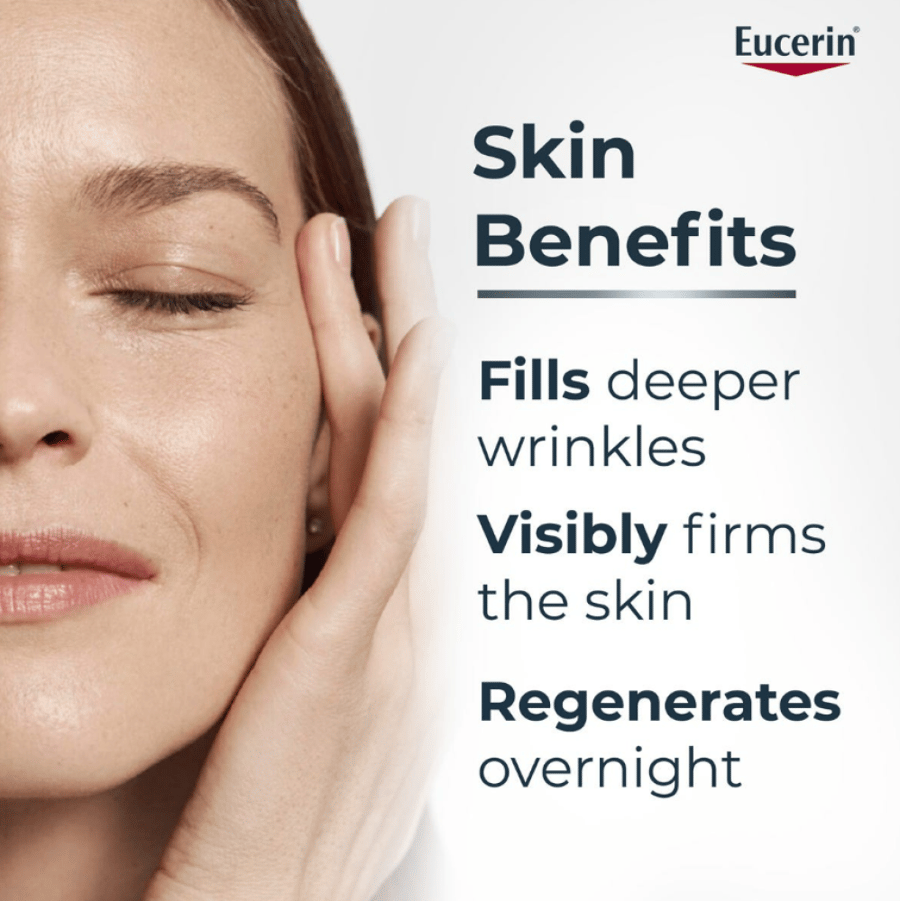 Ucerin hyaluronic night cream for wrinkles