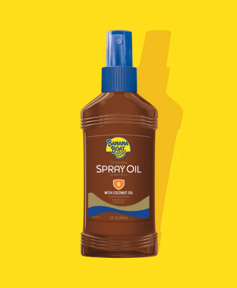 Banana Boat Tanning Oil with Sun Protection SPF 8