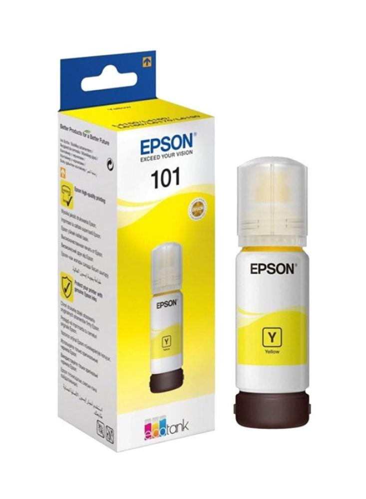 حبر Epson 101 الأصفر  Yellow  الأصلي