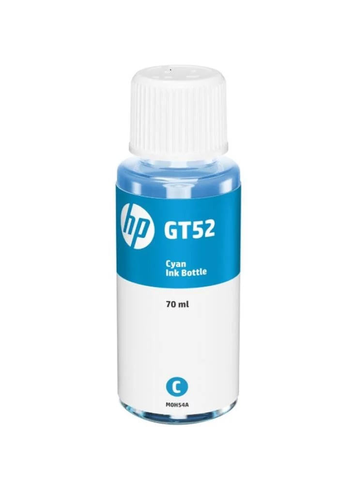 حبر HP GT52 السماوي  Cyan  أصلي