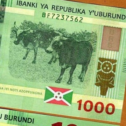 بوروندي فئة 1000 فرنك أنسر
