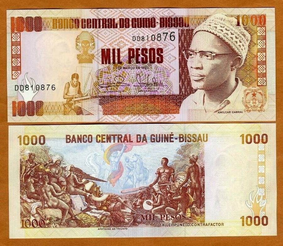 غينيا بيساو فئة 1000 فرنك أنسر