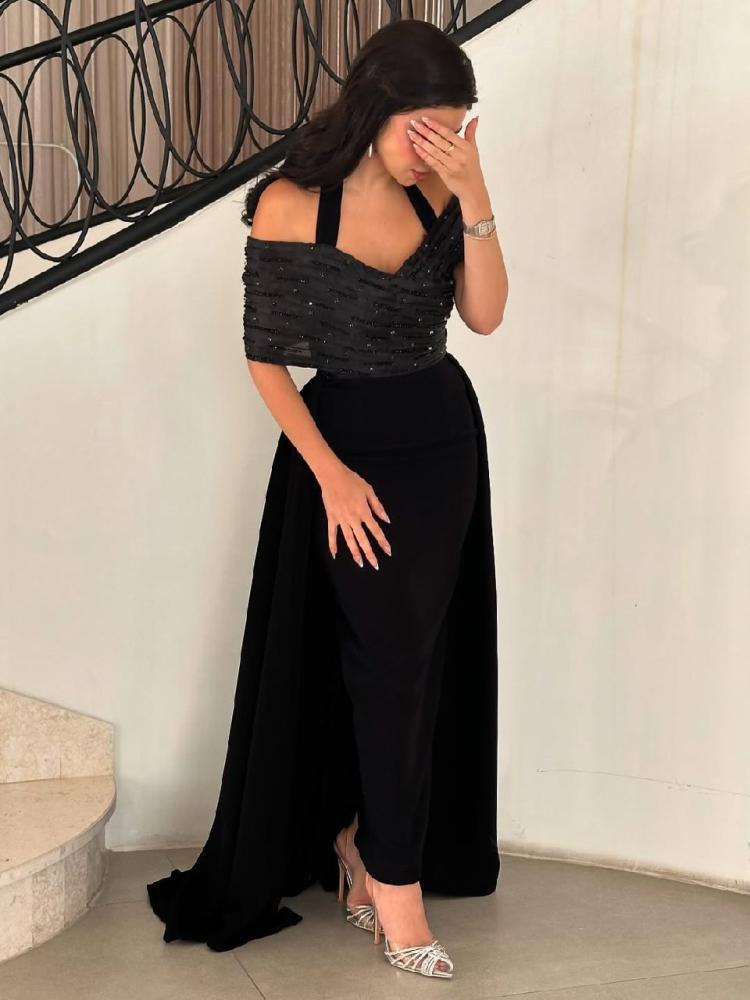 فستان سهرة اسود