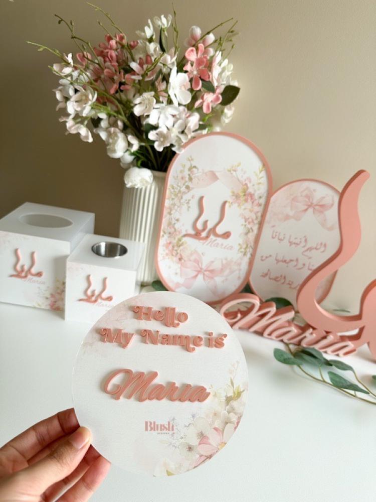 Maria A/ Welcome Package with Pink Rose Bow