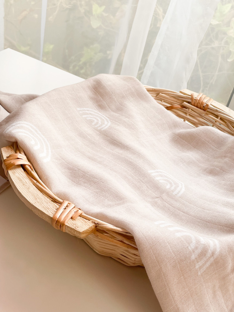 لفة الرينبو الكريمية/Rainbow Creamy swaddle