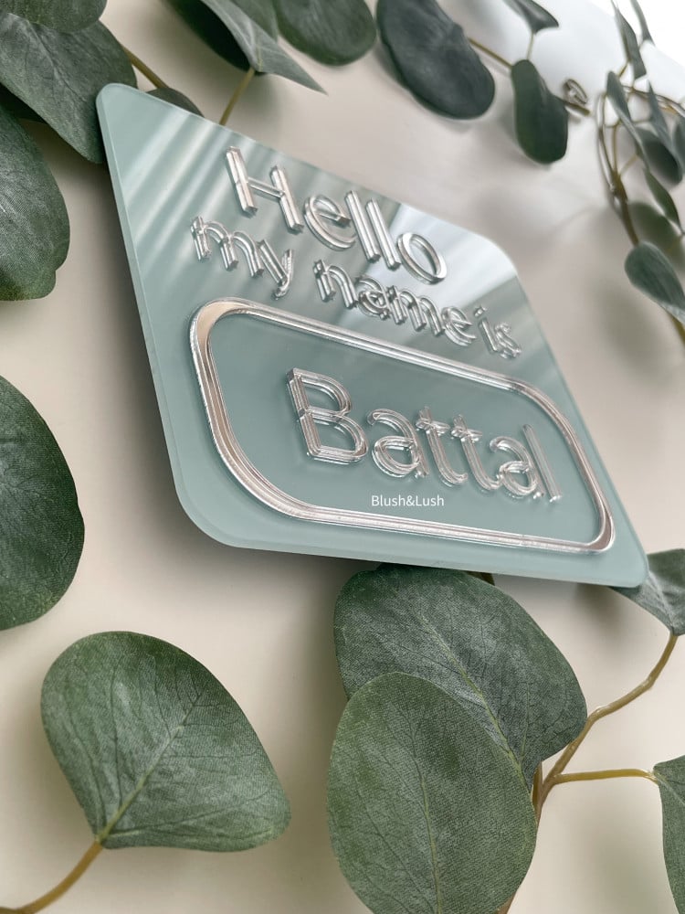Baby Name/Birth Announcement 3D Piece