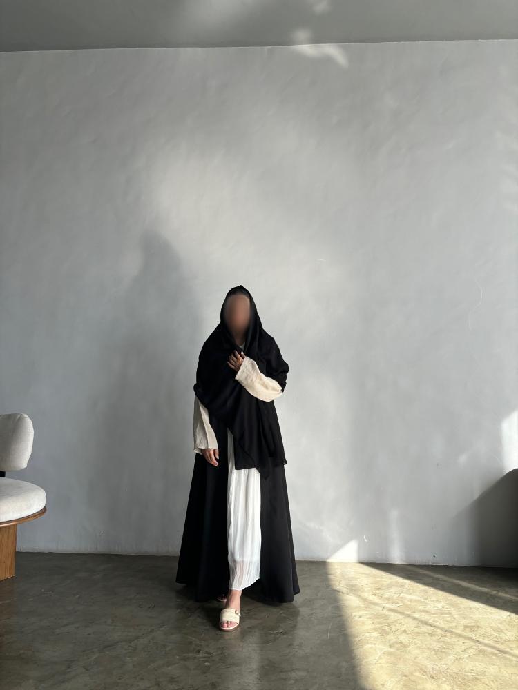 Crepe x linen sleeves
