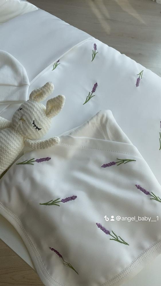 Lavender bedspread