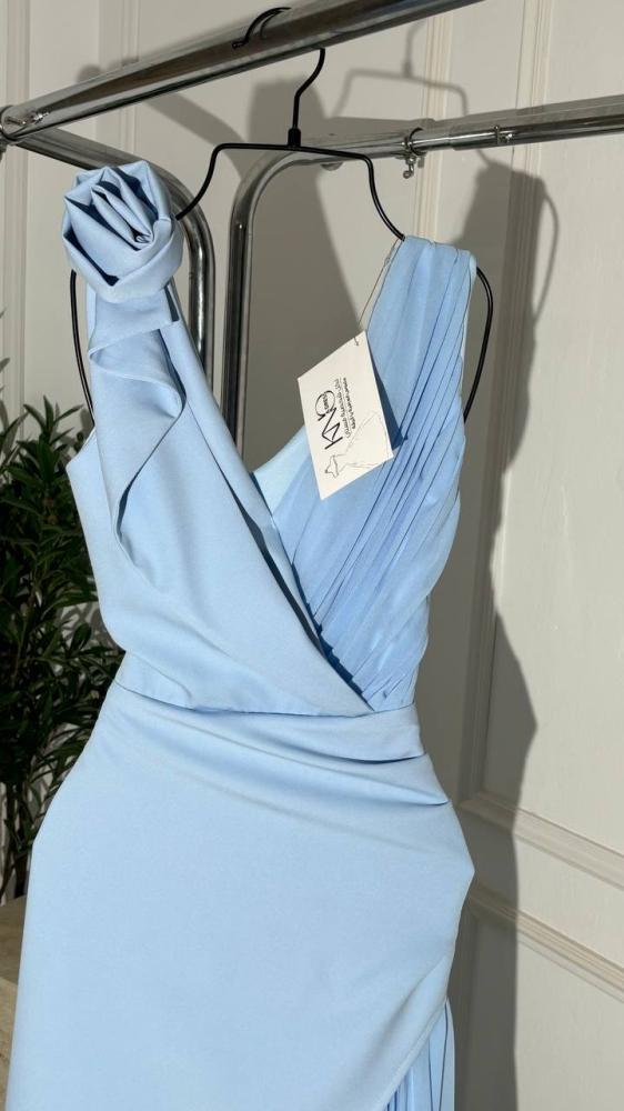Faten dress light blue