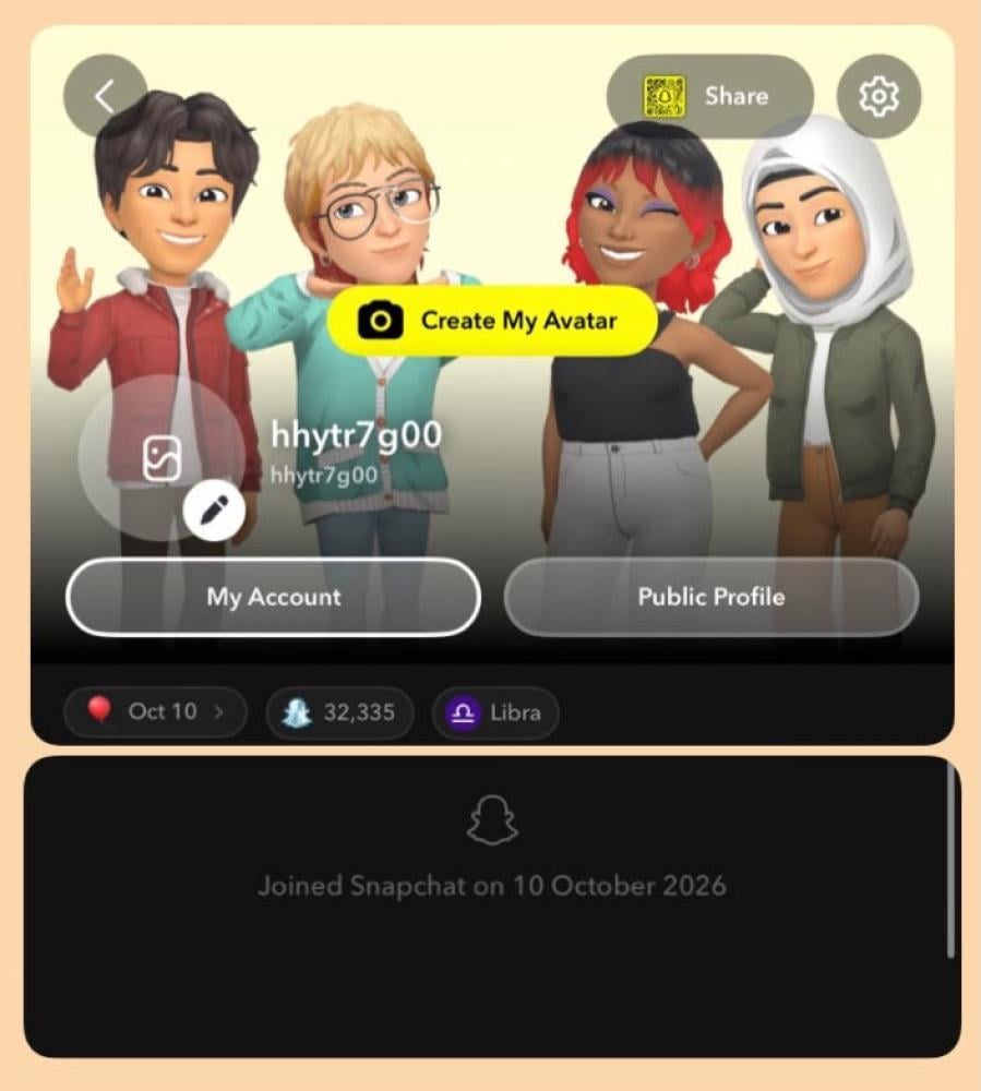 حساب سناب للبيع