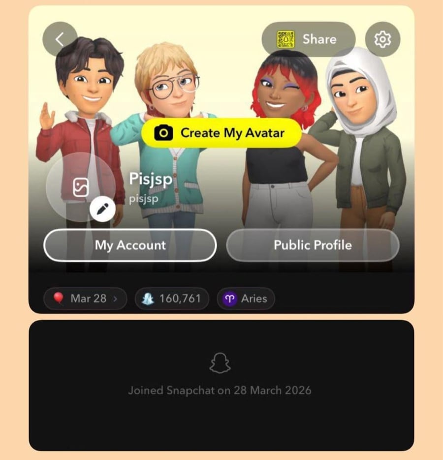 حساب سناب للبيع