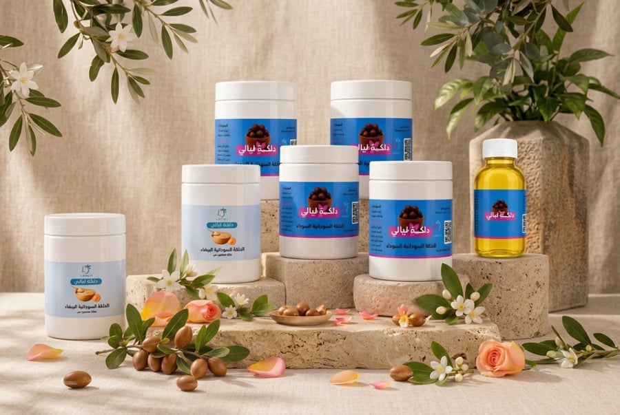 عرض حصري لليوم الوطني دلكة سودانية اصلية بالجملة 6 كيلو 4 علب دلكة سوداء+2 علبة دلكة برتقال + زيت 250 مل