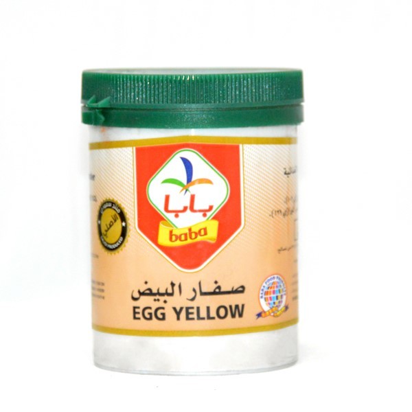Color of food yolk of eggs dad
