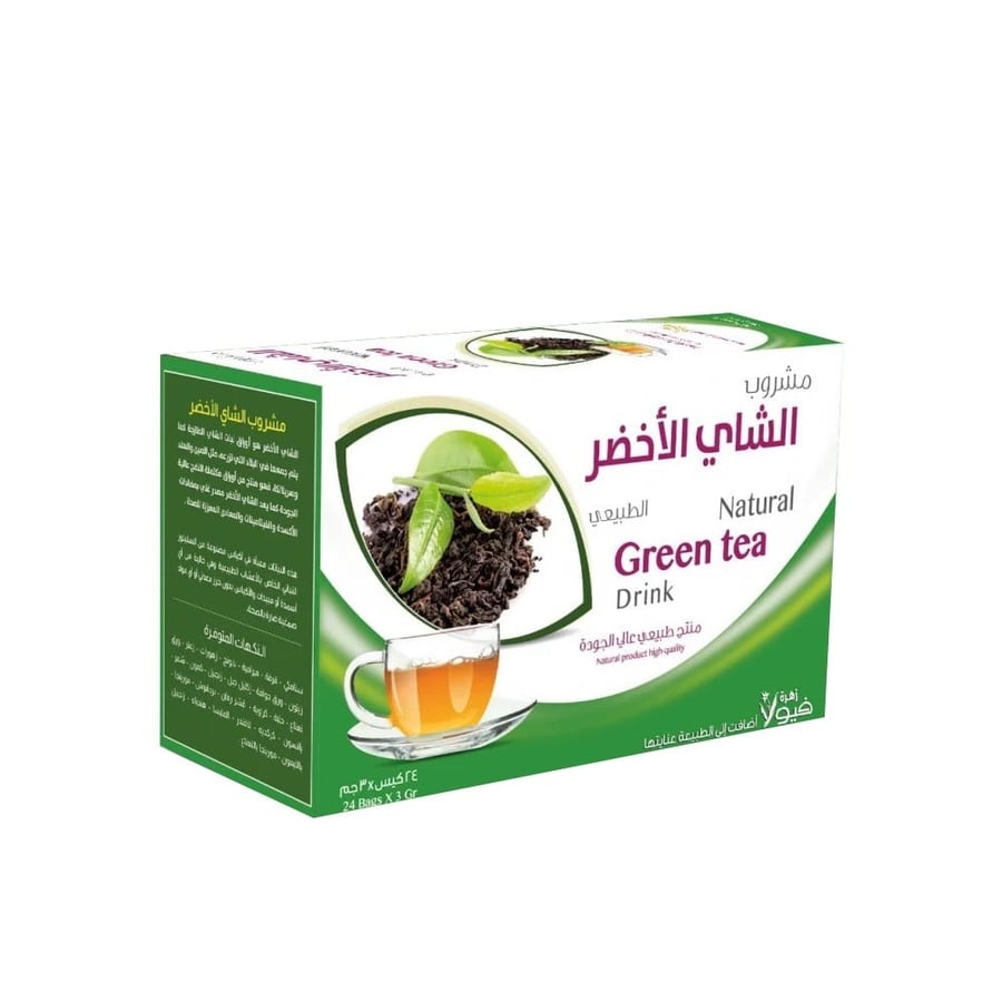 Green tea violet flower 24 bags