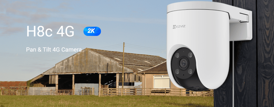 H8c 3mp Pan & Tilt 4G Camera outdoor Wi-Fi camera 3 megapixels