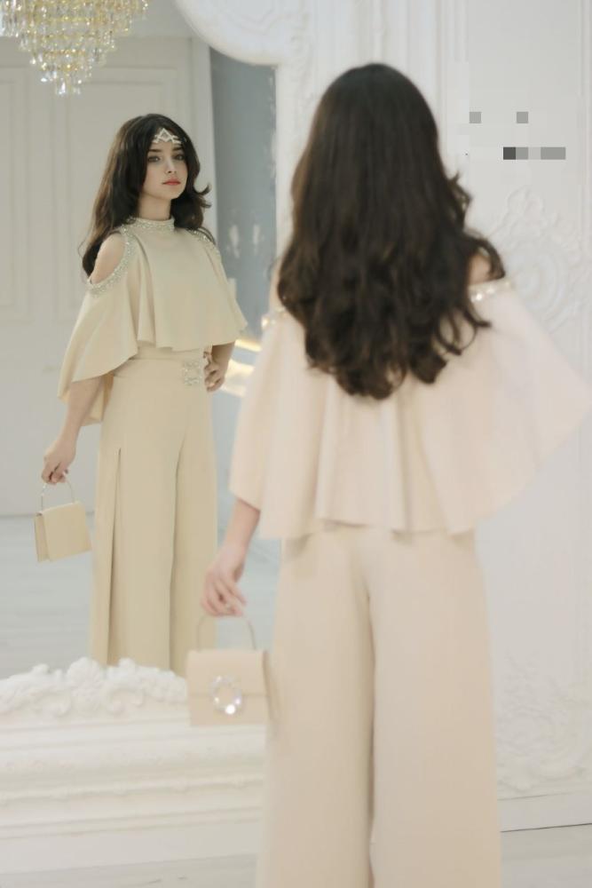 Beige jumpsuit