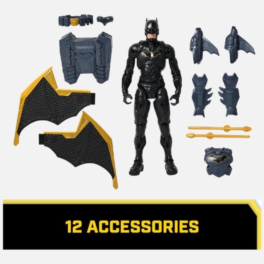 مجسم باتمان للأطفال 30 سم مع إكسسوارات - DC Comics