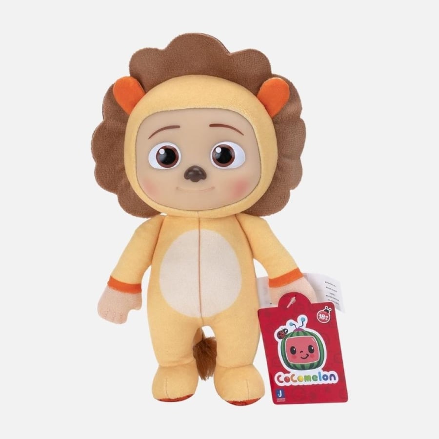 كوكو ميلون دمية قطيفة JJ بزي الأسد لعبة ناعمة تعليمية لتنمية مهارات ال