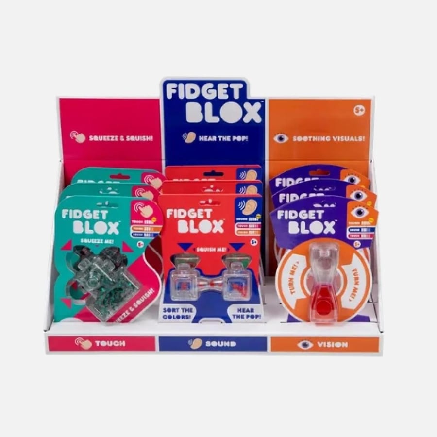 مكعبات فيدجيت الحسية للأطفال Fidget Blox