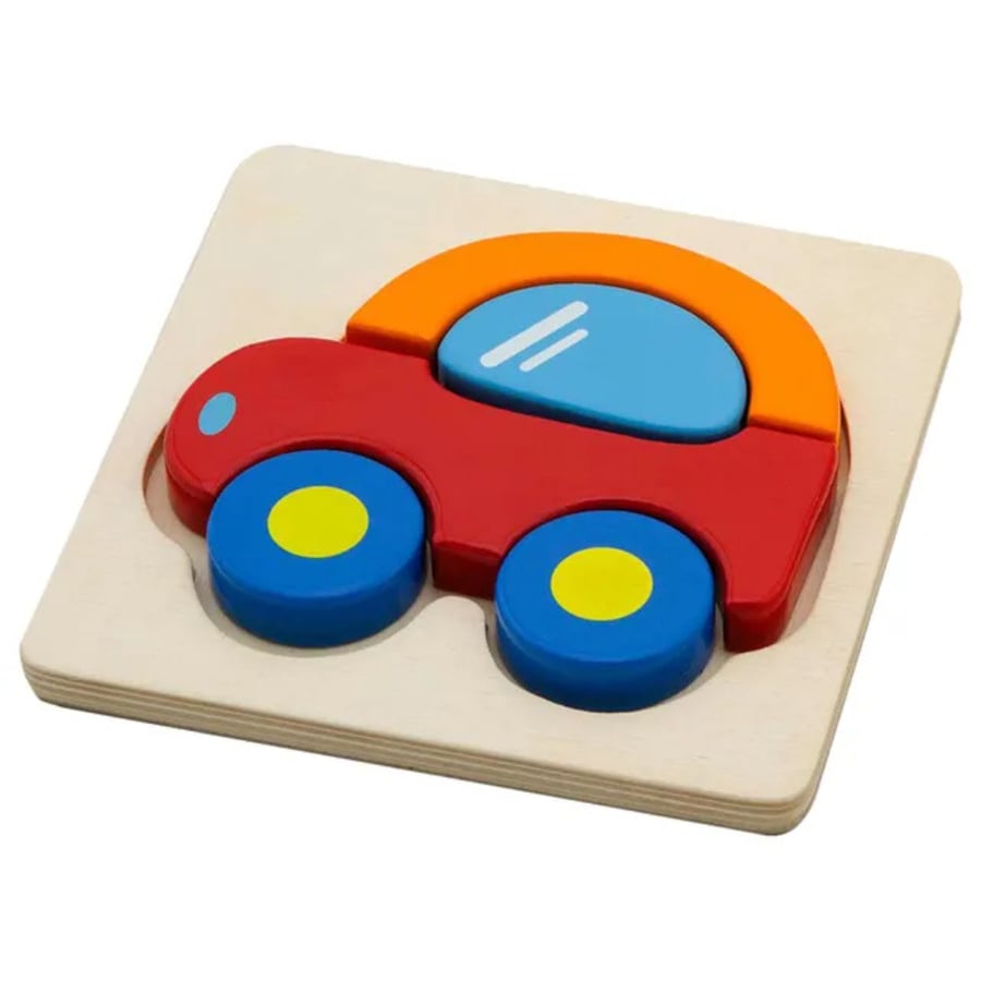 Viga – Wooden Hand Puzzle Car – 5 Pieces