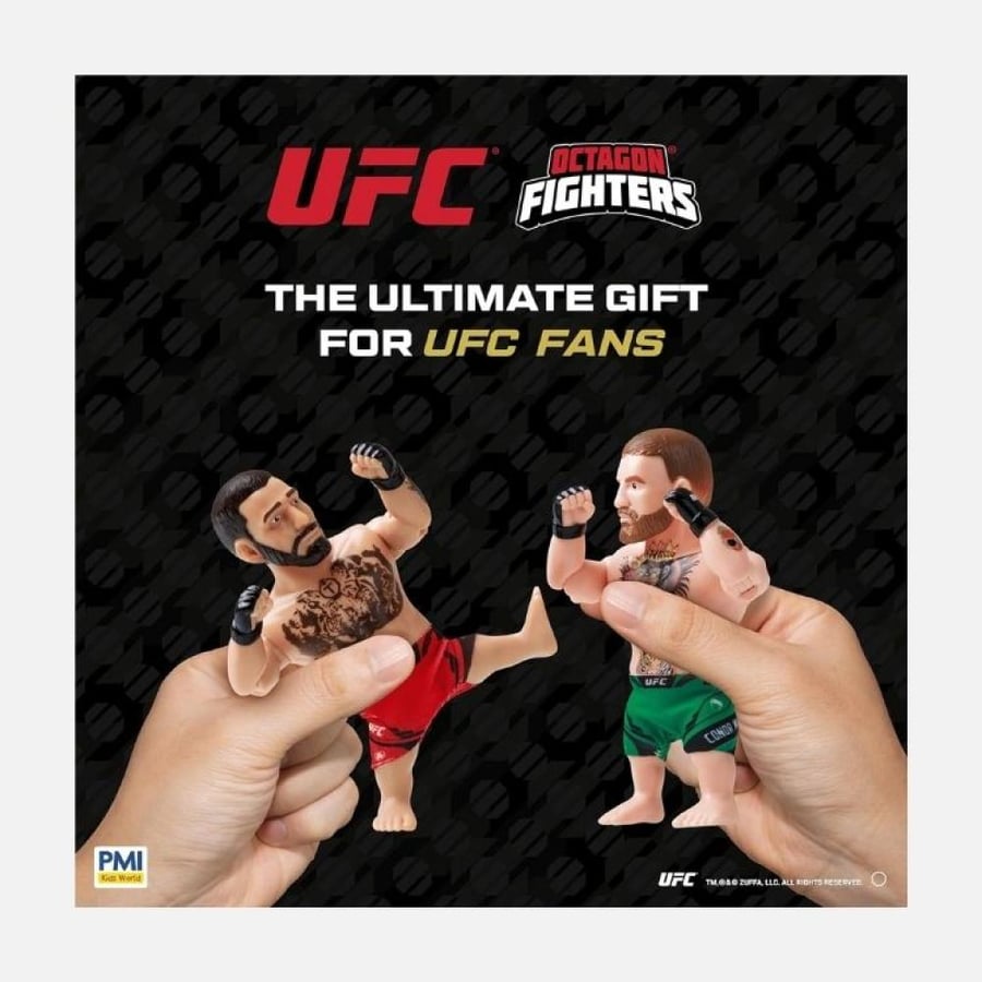 مجسم كونور ماكجريجور المفصلي UFC بحجم 4.5 بوصة مع ملحقات – شخصية مقاتل