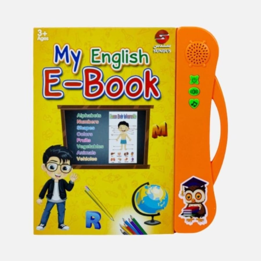 سندس لعبة كتاب إلكتروني تعليمي لتعليم الإنجليزية للأطفال بشاشة لمس تفا