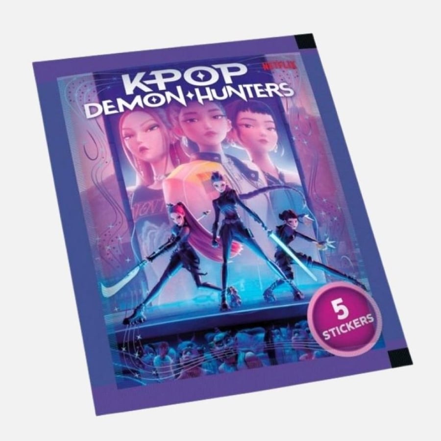 بيزاك ملصقات K-POP Demon Hunters – 5 ملصقات مفاجأة للأطفال