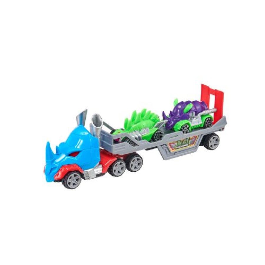 Timsters - the monster engine with two vehicles - you can load your savage robotic cars onto the transporter