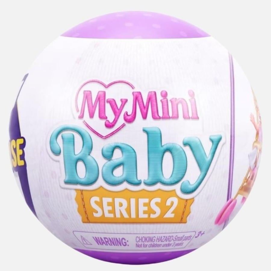 ZURU 5 Surprise My Mini Baby Series 2 – دمية طفل مصغرة مع 5 مفاجآت