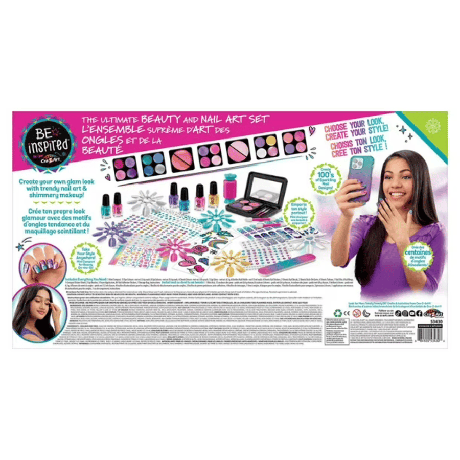 Shimmer and Sparkle - Makeup Set - For beauty and nail arts for children