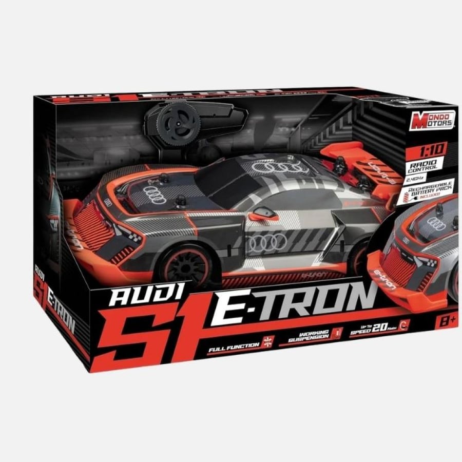 موندو - موتورز سيارة تحكم عن بعد أودي S1 E-Tron - لعبة سباق للأطفال 11